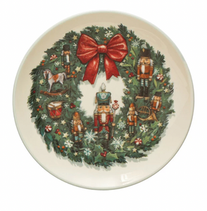 Holiday Wreath Plate