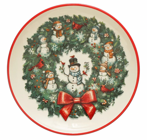 Holiday Wreath Plate