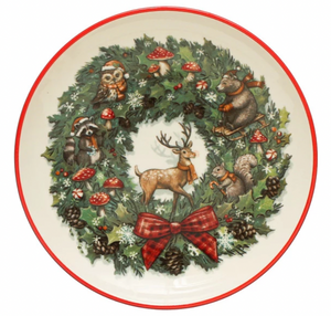 Holiday Wreath Plate