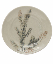 Load image into Gallery viewer, Stoneware Pinecone Plate
