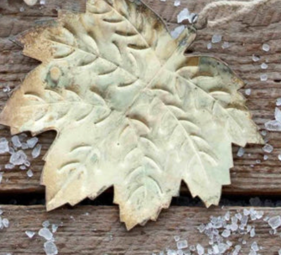 Gold Leaf Ornament