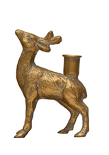 Load image into Gallery viewer, Cast Iron Deer Taper Holder
