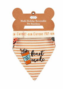 Fall Reversible Pup Bandana