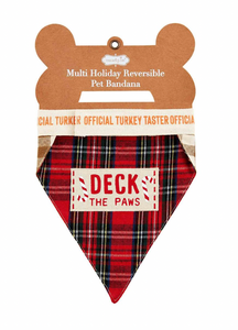 Fall Reversible Pup Bandana
