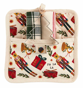 Christmas Pattern Pot Holder Set
