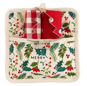 Christmas Pattern Pot Holder Set