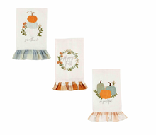 Load image into Gallery viewer, Ruffle Hem Tea Towel
