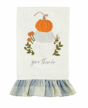 Load image into Gallery viewer, Ruffle Hem Tea Towel
