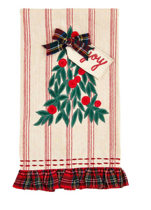 Velvet Applique Tea Towel