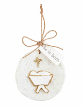 Load image into Gallery viewer, Paper Mache Glitter Ornament
