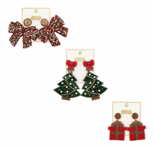 Load image into Gallery viewer, Christmas Earrings
