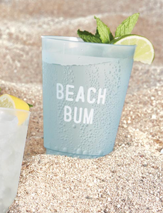 Beach Bum Plastic Cups