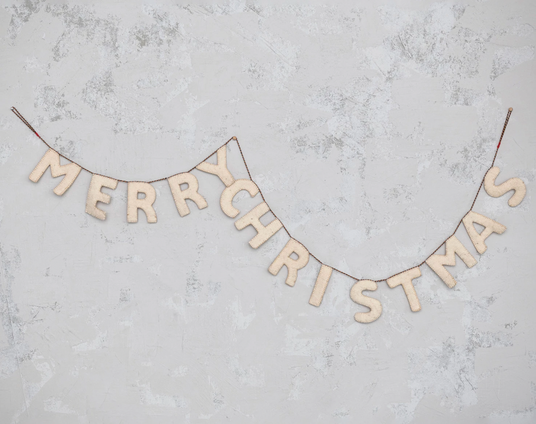 Merry Christmas Garland
