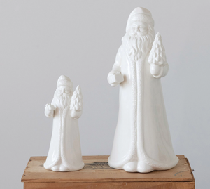 Stoneware Santa