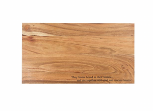 Breaking Bread Board
