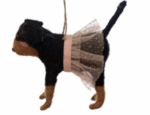 Dog in Outfit Ornament