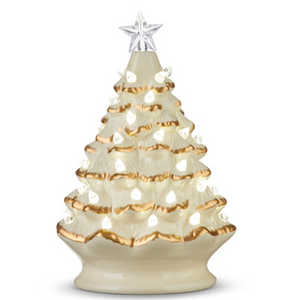 Vintage White and Gold Tree