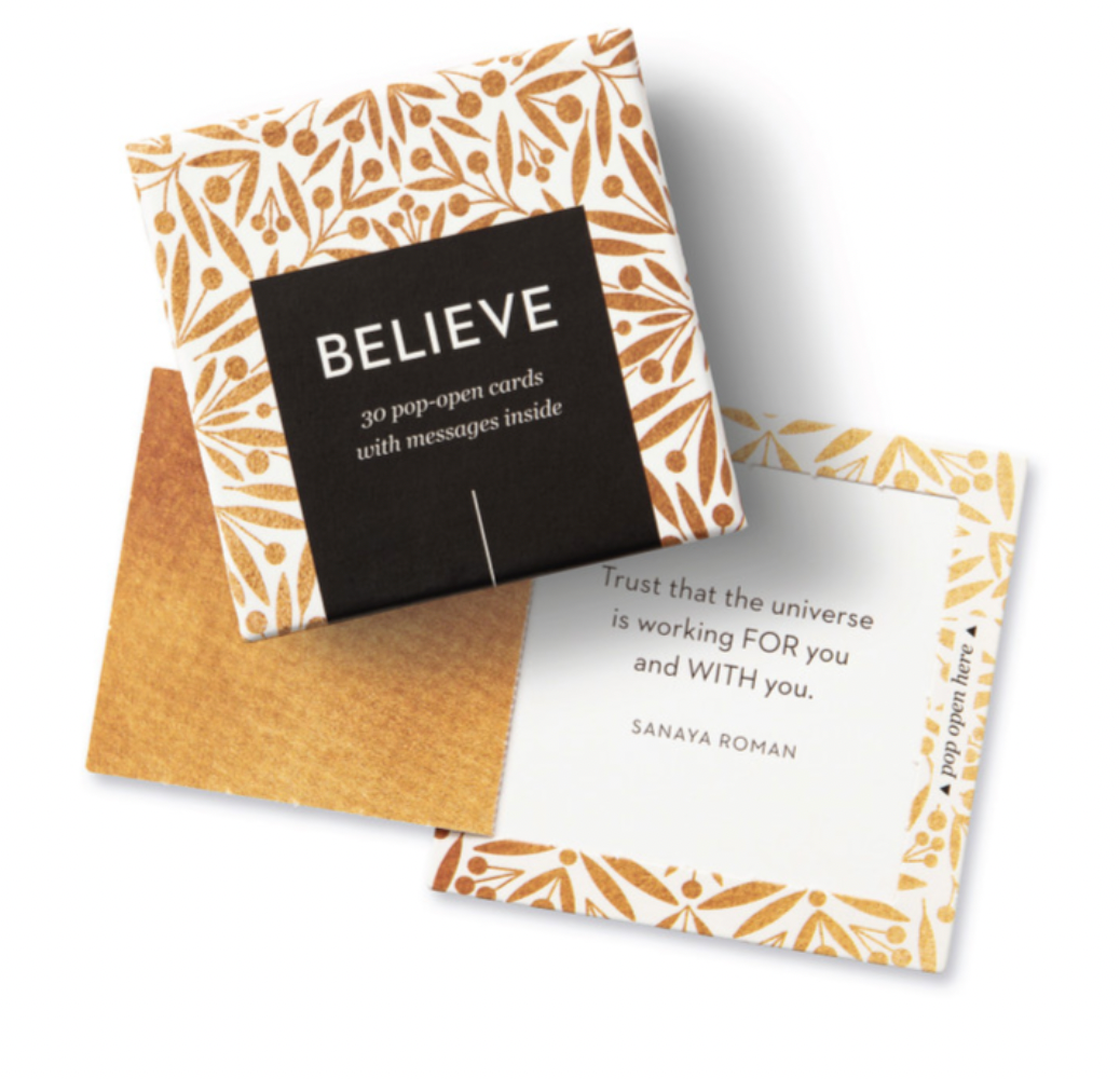 Believe Pop Open Cards