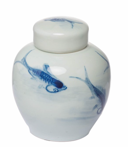 Small Koi Ginger Jar