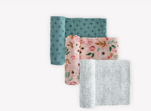 Vintage Floral Swaddle Pack