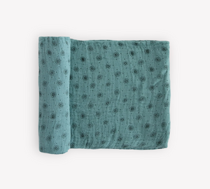 Cotton Muslin Swaddle Blanket - Wallflower