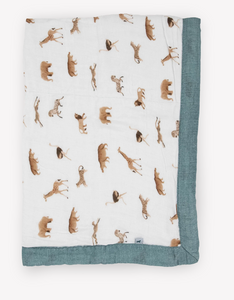 Organic Cotton Muslin Quilt-Animal Crackers