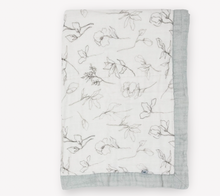 Load image into Gallery viewer, Organic Cotton Muslin Quilt-Pencil Floral
