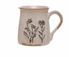 Load image into Gallery viewer, Debossed Stoneware Mug
