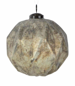 Antique Ivory Glass Ornament