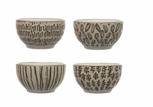 Load image into Gallery viewer, Stoneware Bowl w/ Wax Relief Pattern
