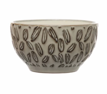 Load image into Gallery viewer, Stoneware Bowl w/ Wax Relief Pattern
