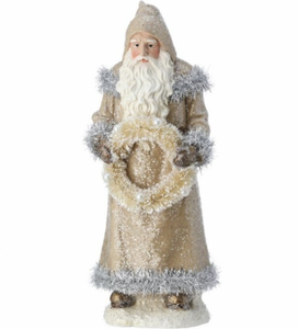 Resin Gilded Santa
