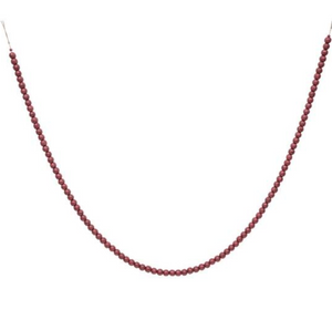 Burgundy Wood Garland