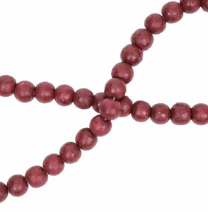 Burgundy Wood Garland