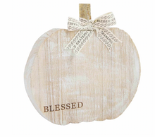 Load image into Gallery viewer, Wood Pumpkin Sitter

