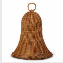 Load image into Gallery viewer, 11&quot; Natural Wicker Bell

