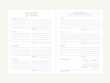 Load image into Gallery viewer, 17 Month Planner
