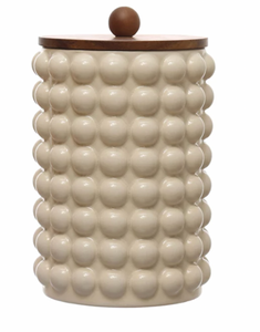 Dot Stoneware Canister