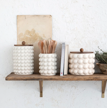 Load image into Gallery viewer, Dot Stoneware Canister
