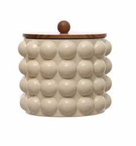Dot Stoneware Canister