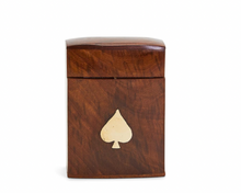 Load image into Gallery viewer, Wooden Playing Card Set Box
