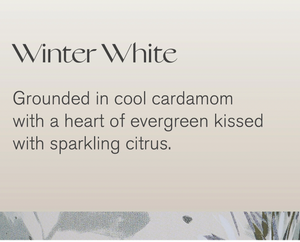 Winter White Small Fragranced Pillar Candle