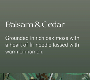 Balsam & Cedar Pillar Candle