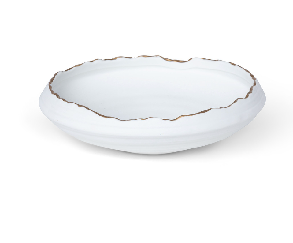 Gilded Organic Bowl