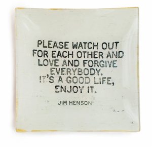 Jim Henson Square Decoupage Plate