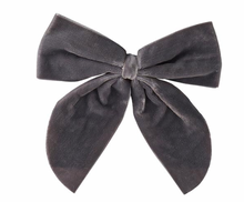 Load image into Gallery viewer, Velvet Napkin Tie- Charcoal
