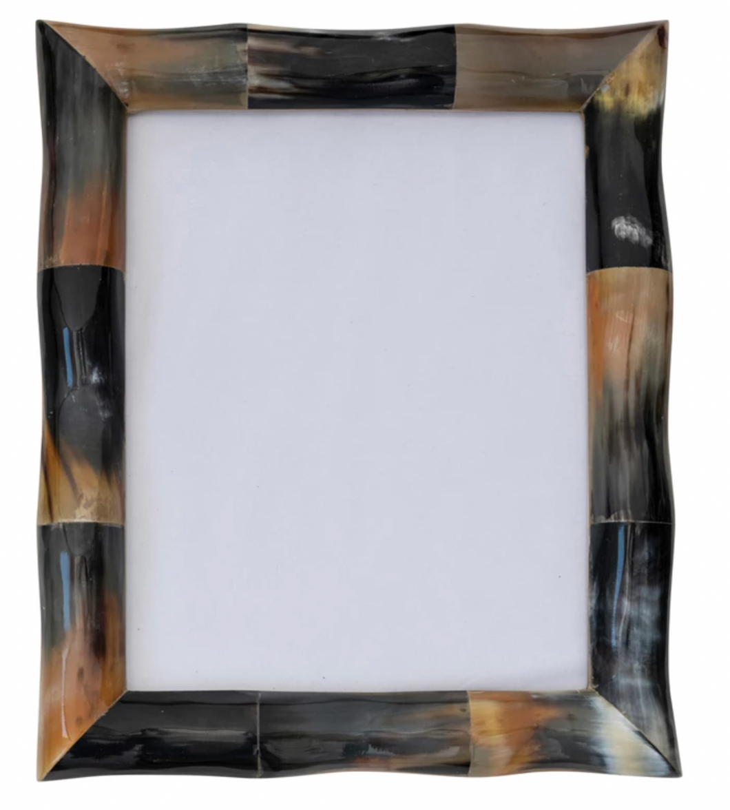 Horn Photo Frame (Holds 8