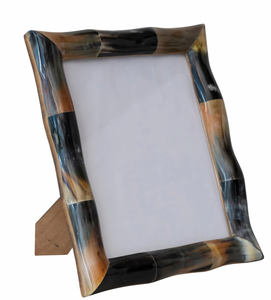 Horn Photo Frame (Holds 8" x 10" Photo) (Each One Will Vary)
