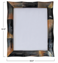 Load image into Gallery viewer, Horn Photo Frame (Holds 8&quot; x 10&quot; Photo) (Each One Will Vary)
