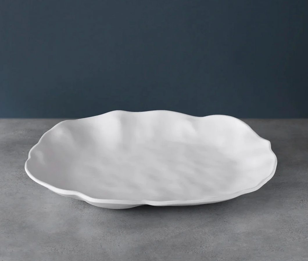 VIDA Nube Large Oval Platter (White)